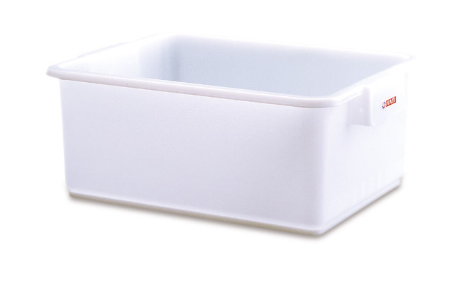 ARAVEN Lebensmittel-Lagerbehälter mit 35 Liter Füllvermögen ohne Deckel, weiß