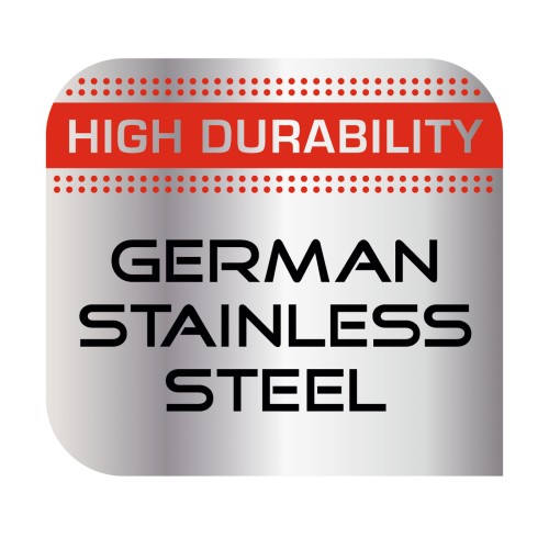 ICE FORCE 5-SCHLITZ-HOLZMESSERBLOCK MIT 5 MESSERN [Brotmesser 20 cm; Kochmesser 20 cm; Santokumesser 18 cm; Universalmesser 11 cm;