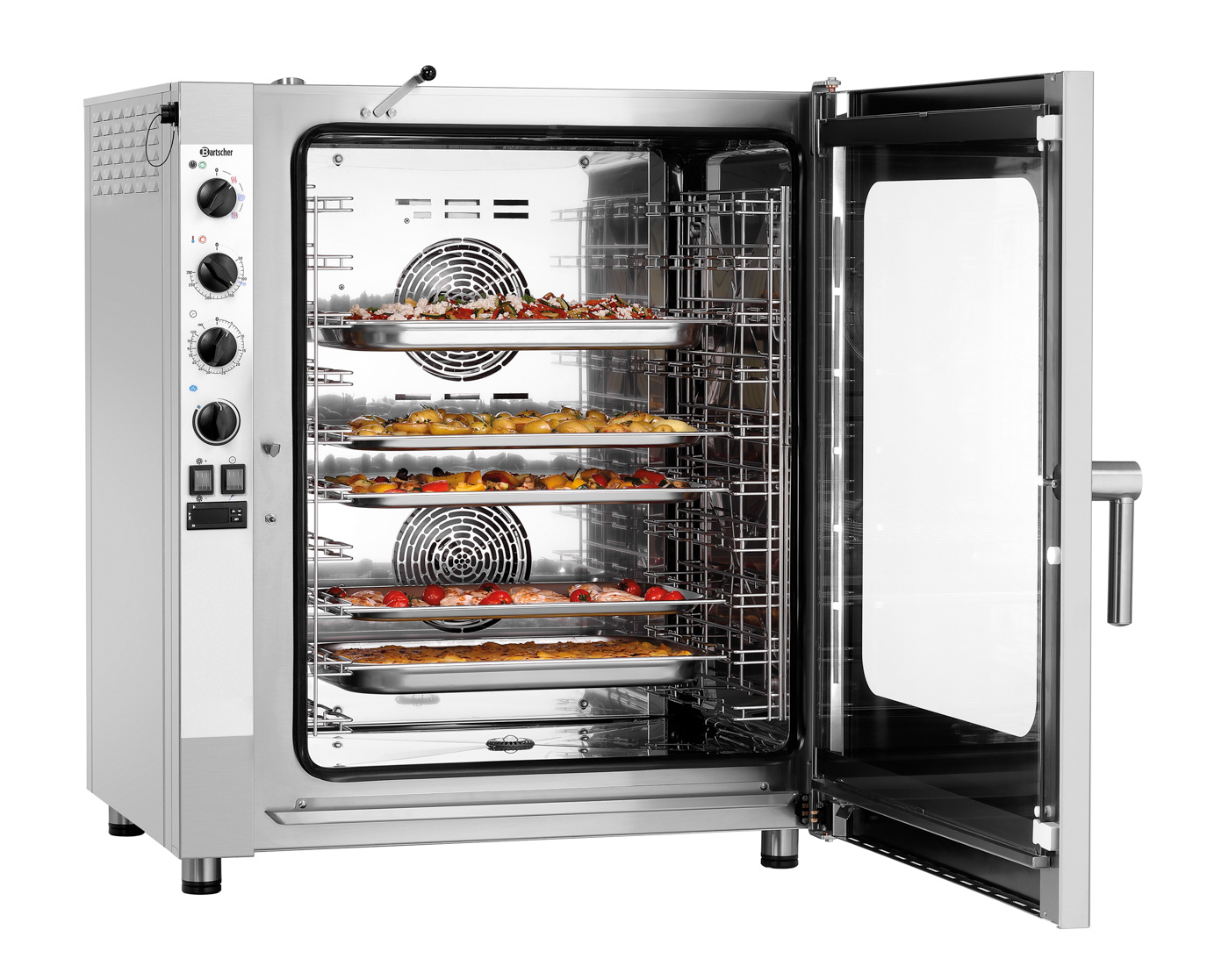 Bartscher Kombidämpfer Silversteam 10111M |Temperaturbereich bis: 280 °C | Maße: 89 x 83,5 x106,5 cm. Gewicht: 119 kg