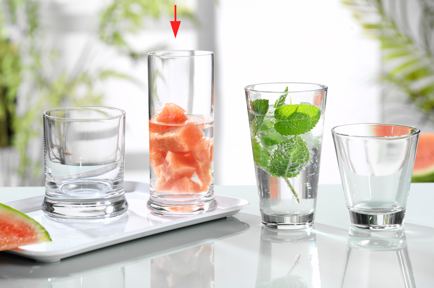 Becherglas STONE, Inhalt: 0,38 Liter, Höhe: 160 mm, Leonardo.