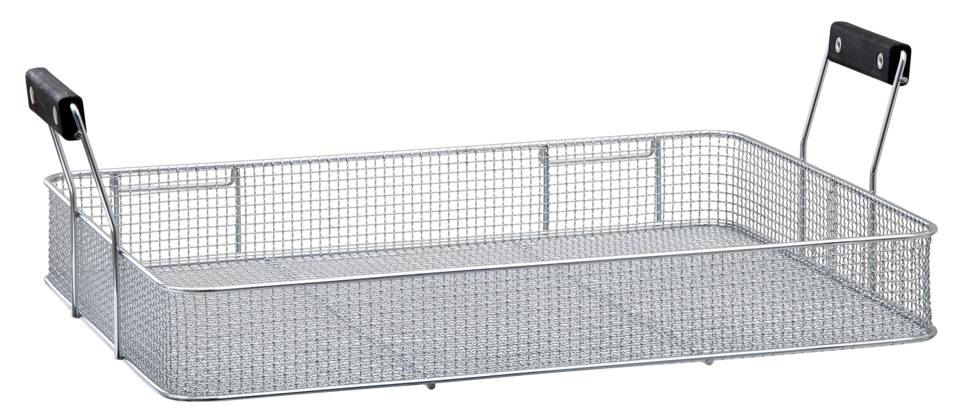 Bartscher Fritteusenkorb BF 30E | Tiefe Korb: 440mm | Maße: 65 x 46,5 x 19,0 cm. Gewicht: 1,9 kg