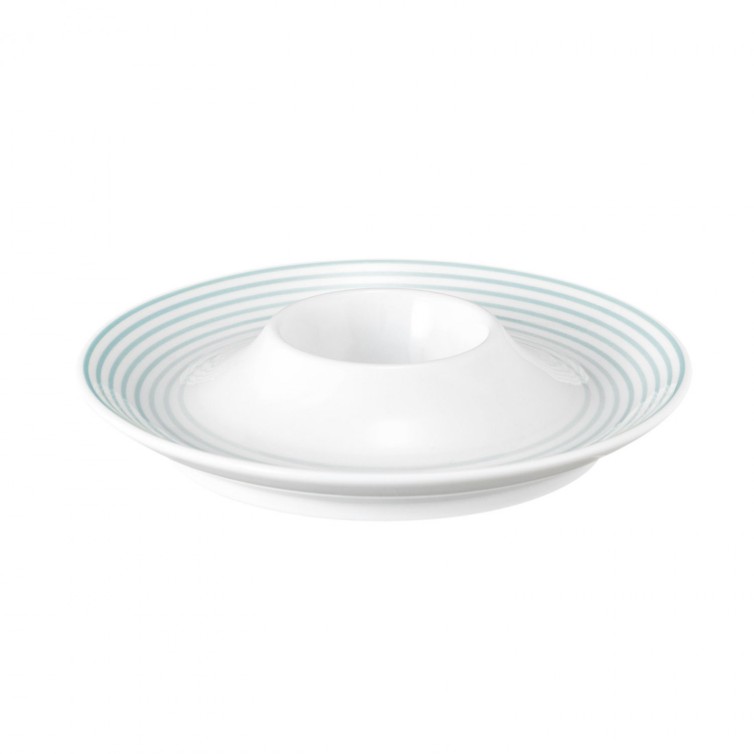 Seltmann Eierbecher mit Ablage (glatt), Form: Blues, Dekor: 57717 Arktisblau