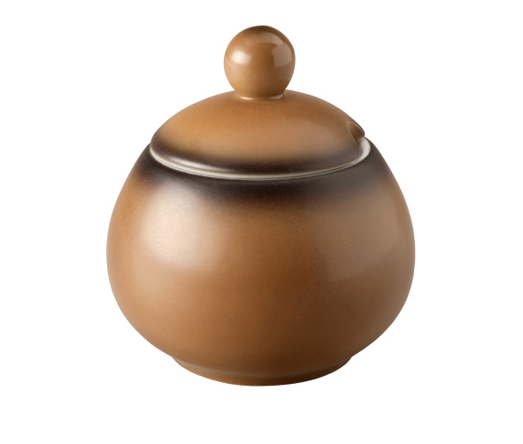 Seltmann Zuckerdose 2, Form: Coup F.Dining, Dekor: 57125 caramel