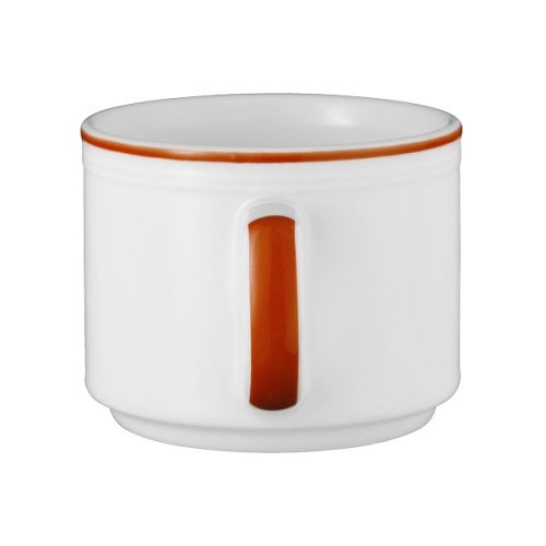 Seltmann Obertasse 1 0,18 l, Form: Vitalis, Dekor: 34116 rotes Band