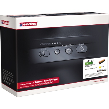 edding Toner HP 651A EDD-2163 ca. 16.000 Seiten gelb, Verwendung für Druckertyp: HP Color LaserJet Managed MFP M 770