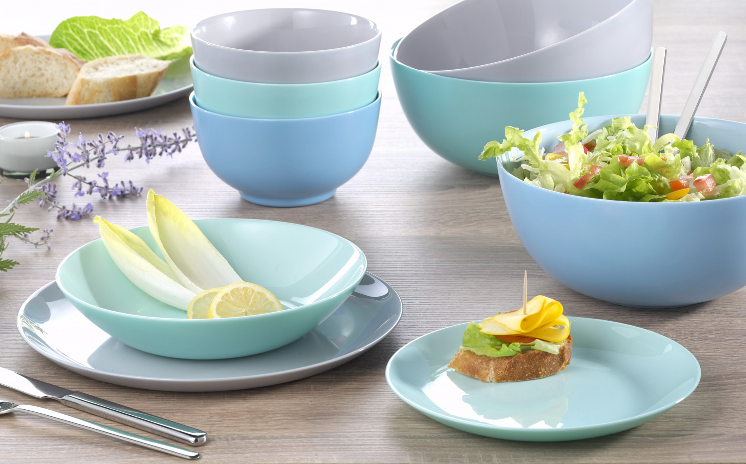 Speiseteller Diwali, Durchm. 27 cm, weiß, von Arcoroc. Opalglas (gehärtet) in Coupteller-Form, ohne breite "Fahne"