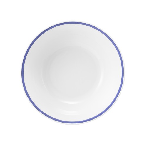 Seltmann Schüssel rund 21 cm, rund, Form: Community, Dekor: 57395 Pinselband 3, hohe Kantenschlagfestigkeit, Made in Germany