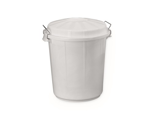 Zutaten-/Lagerbehälter. Polyethylen. mit Deckel und 2 Verschlussklammern.