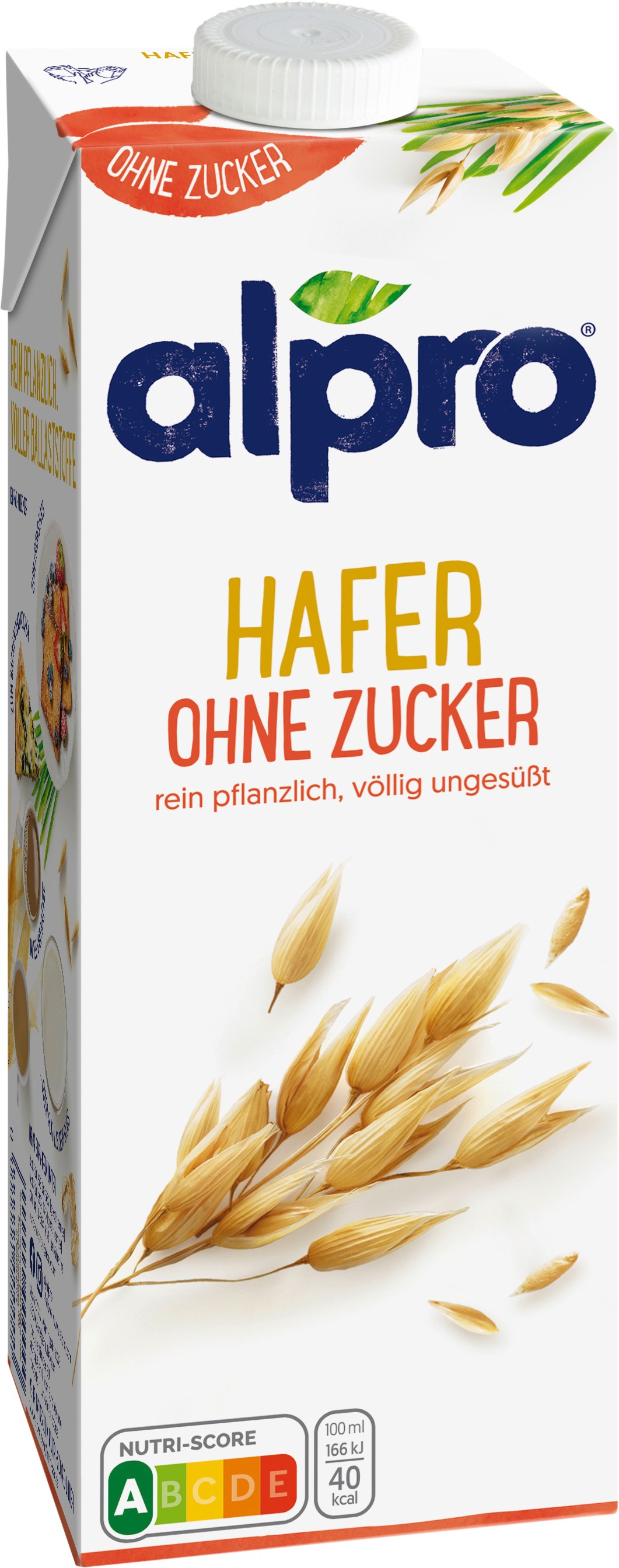 Alpro Hafer Drink ungesüsst 1L Tetrapack