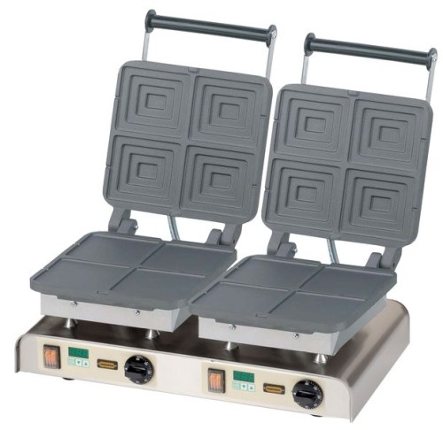 NEUMÄRKER Sandwicheisen II mit Digitaltimer, Aluminiumbackplatten beschichtet 610x340x250 mm