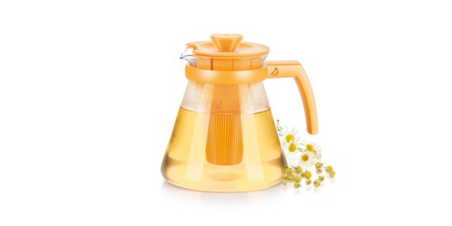 Kanne TEO TONE 1.25 l, mit Teesieben, gelb