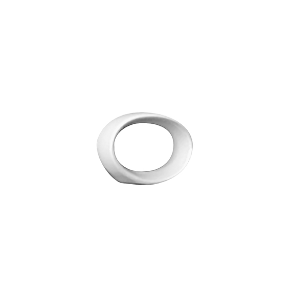 Serviettenring - Form: Universalartikel - weiss -, aus Porzellan. Hersteller: Eschenbach. "Made in, Germany".