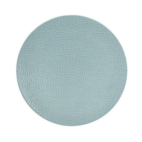 Seltmann Coupteller flach 21,5 cm M5380, rund, Form: Coup Fine Dining, Dekor: 57271 türkis, hohe Kantenschlagfestigkeit, Made in Germany