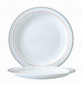 Dessertteller Ø: 19,5 cm, aus Hartglas Form Restaurant Valerie ARCOPAL