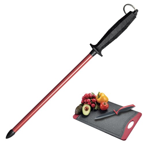 Westmark Wetzstab »Sieger-Long-Life« aus Sinterrubin, 28 cm