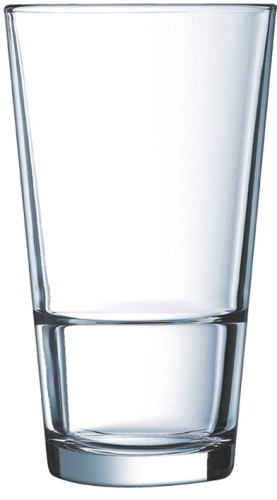Stack Up FH35 Longdrink stapelb.35cl, 0,3l /-/ mit Füllstrich * - Arcoroc Transparent (gehärtet)