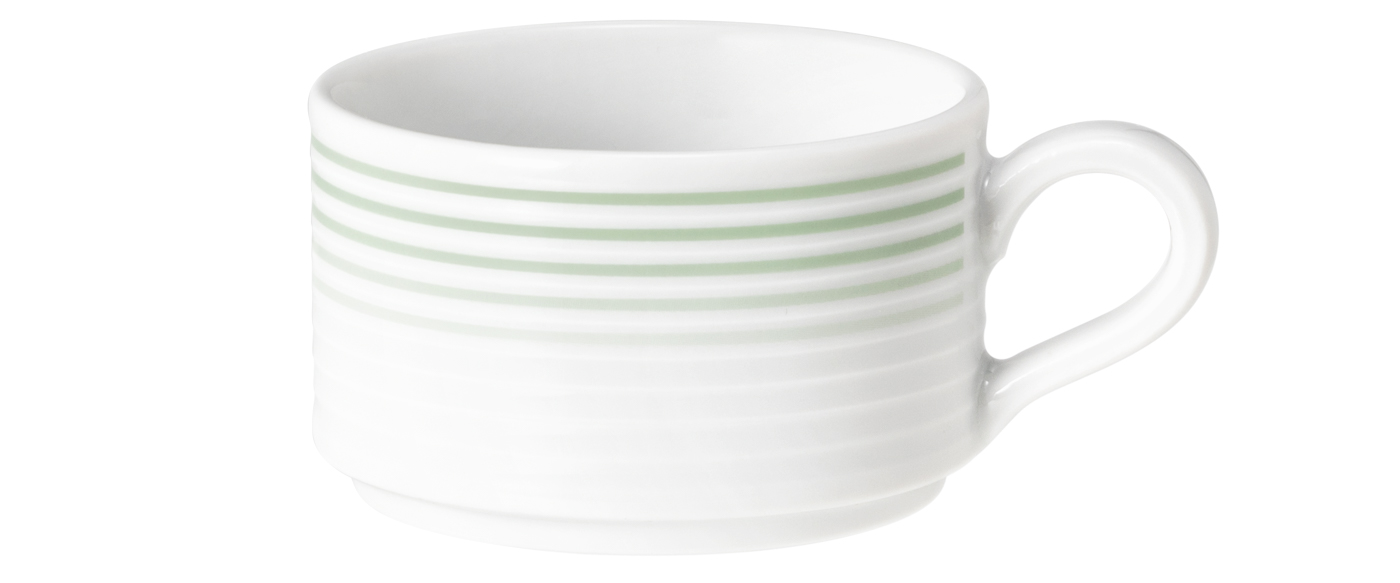 Seltmann Obere zur Moccatasse 0,09 l, Form: Blues, Dekor: 57720 Salbeigrün