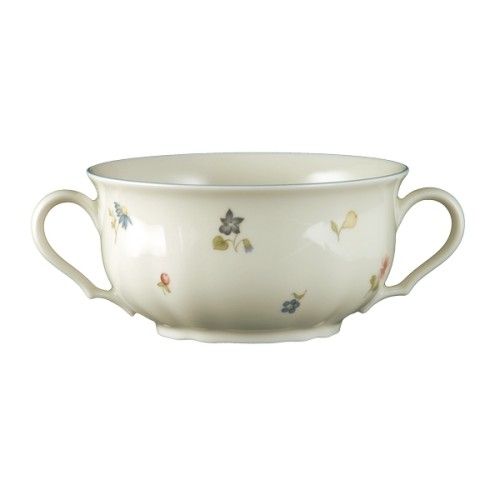 Seltmann Obere zur Suppentasse 0,35 l, Form: Marieluise, Glasur: elfenbein, Dekor: 30308 Streublume