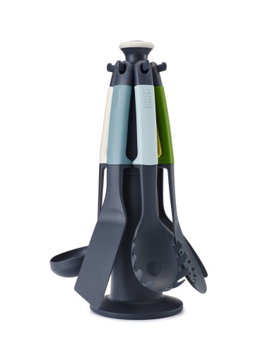 Joseph Joseph Elevate - 6-teiliges Küchenhelfer-Set inkl. Karussell - opal