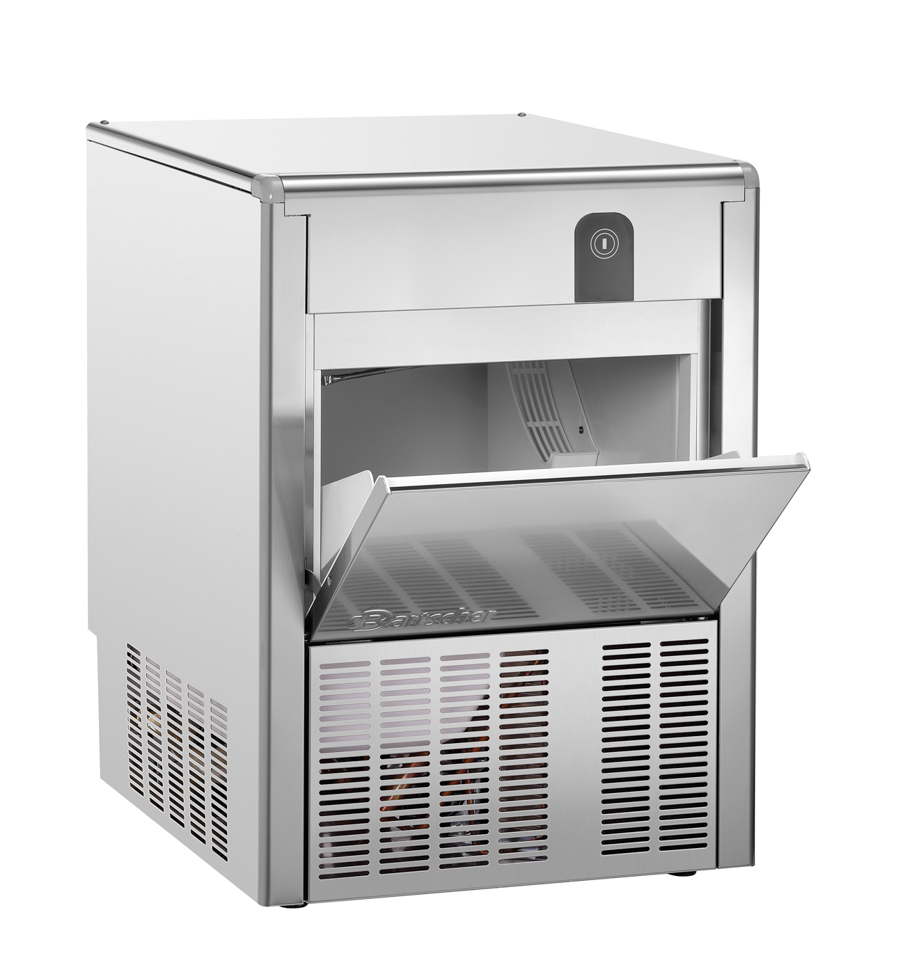 Bartscher Eiswürfelbereiter Q 46 |Höhenverstellbar von: 690 mm | Maße: 50 x 60 x69,0 cm. Gewicht: 38,8 kg