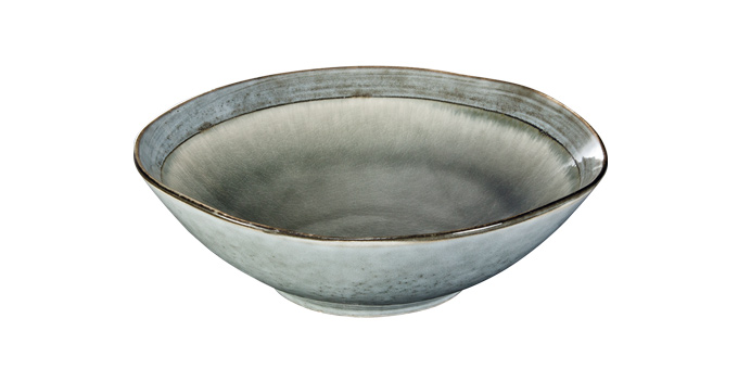 Suppenteller EMOTION ø 19 cm, grau Keramik Spülmaschinenfest