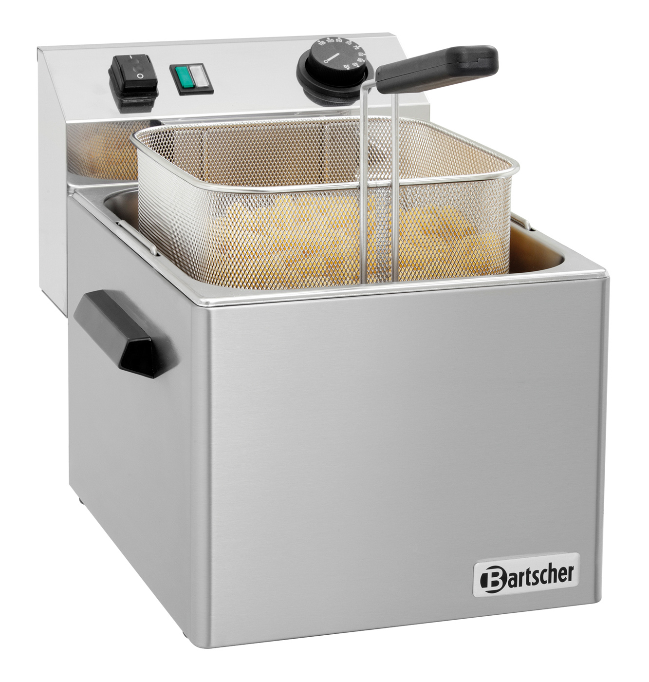 Bartscher Nudelkocher 1 Korb, 7L, TG | Spannung:230 V | Maße: 30,5 x 41 x 31,5 cm. Gewicht: 6,8 kg