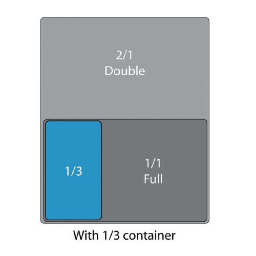 Cambro Polycarbonat Deckel GN 1/3 mit Griff. Langlebiger Deckel für Polycarbonat GN Behälter von Cambro. GN 1/3, Zur