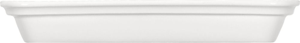 BAUSCHER planer boden Platte rechteckig tief 1-teilig planer Boden 27 x 19 cm