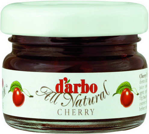 Darbo Kirsch Konfitüre Extra im Miniglas à 28 g Inhalt: 60 Stk. pro Karton
