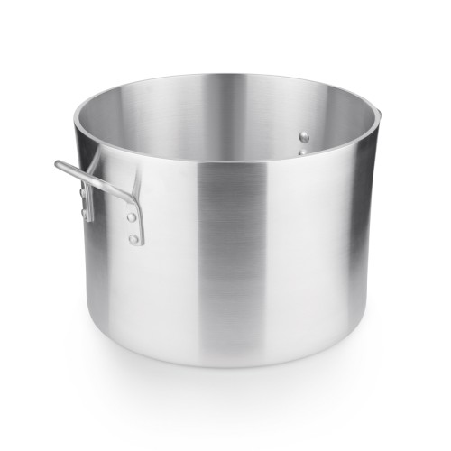 Fleischtopf, Boden plan geschliffen, angenietete Griffe. Material: Aluminium. Serie: Cookware 41. Inhalt in Litern: 19. Durchmesser: 32 cm.
