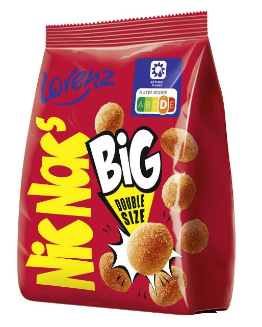 Lorenz Nic Nac's Big Double Size 110G Erdnüsse in Teighülle