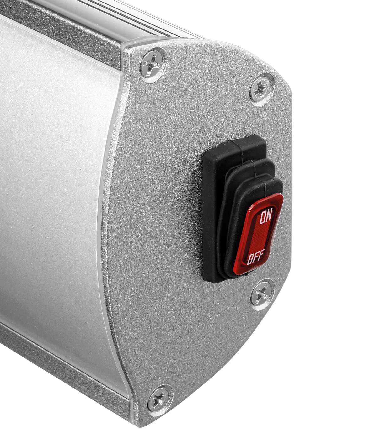 Bartscher Heizstrahler W2000 E | Einsetzbar im:Innen- und Außenbereich | Maße: 61,5 x 6 x 10,0cm. Gewicht: 1,6 kg