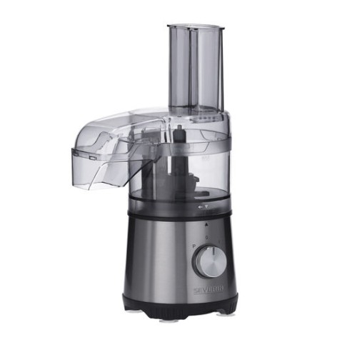 Severin Kompakt Multizerkleinerer, ca. 400 W, 4-in-1 Multizerkleinerer im platzsparenden Edelstahldesign, Hochwertiges 4-Klingen