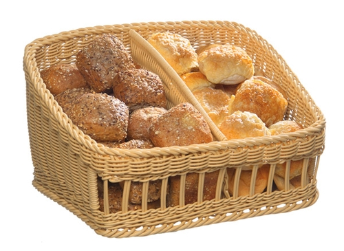 Systemkorb, gestäbt 45 x 40 cm, H: 27 / 16 cm Polypropylen, hellbeige -PROFI LINE- spülmaschinengeeignet bruchsicher stapelbar