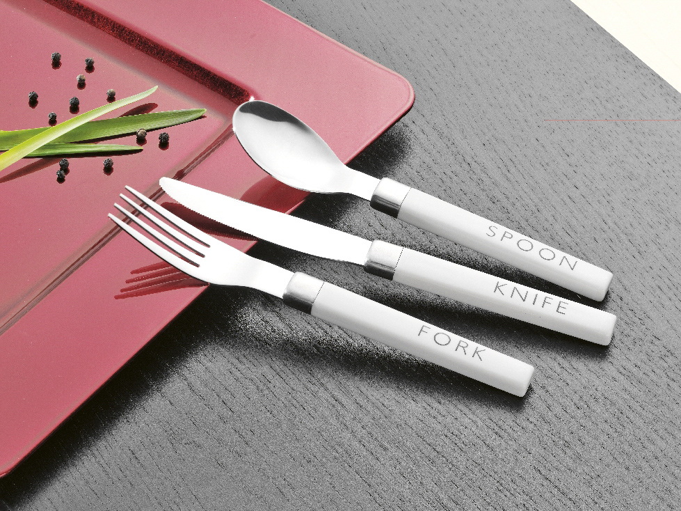 24-teiliges Besteck KENDRA  "RESTPOSTEN" aus Edelstahl 18/0 poliert Messer aus Klingenstahl.