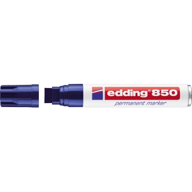 edding Permanentmarker 850 5-15mm blau Blockspitze nachfüllbar