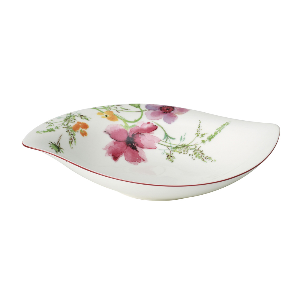 Villeroy und Boch Schale tief - Maße: 29 x 20,7 x 5,6 cm / Ser.: Mariefleur Serve & Salad