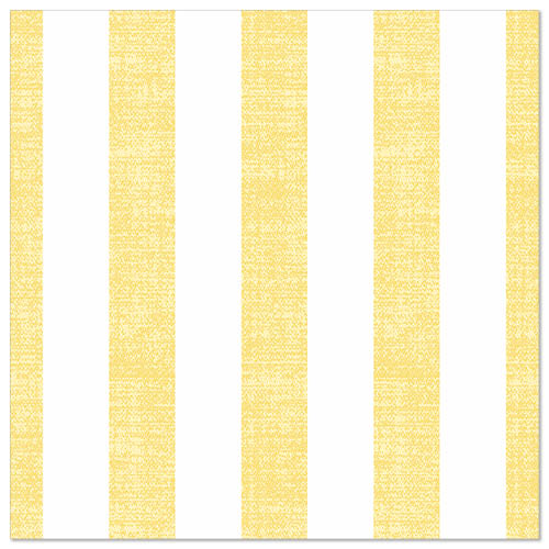 50 Servietten "ROYAL Collection" 1/4-Falz 40 cm x 40 cm gelb "Lines" von PAPSTAR