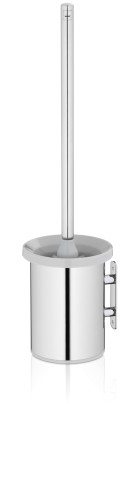 KELA WC-Garnitur Alor Edelstahl 18/10 hellgrau 45,0cm 11,5cmØ