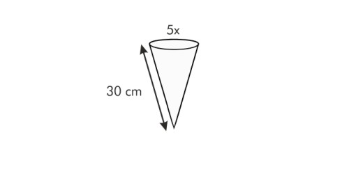 Spritzbeutel mit Mini-Tülle DELÍCIA 5 St., 30 cm