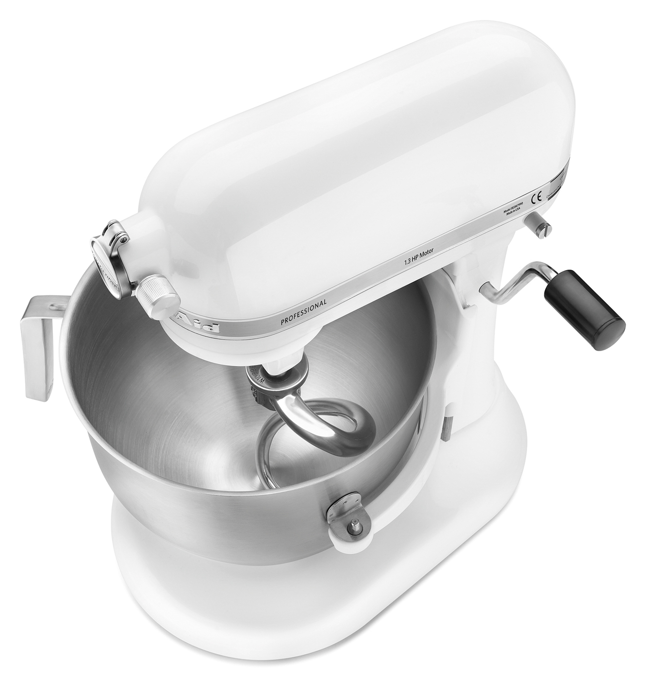 Bartscher KitchenAid 5KSM7990XEWH weiß, 6,90L |Sicherheitsschalter: Ja | Maße: 28,7 x 37,1 x 41,7cm. Gewicht: 12,2 kg