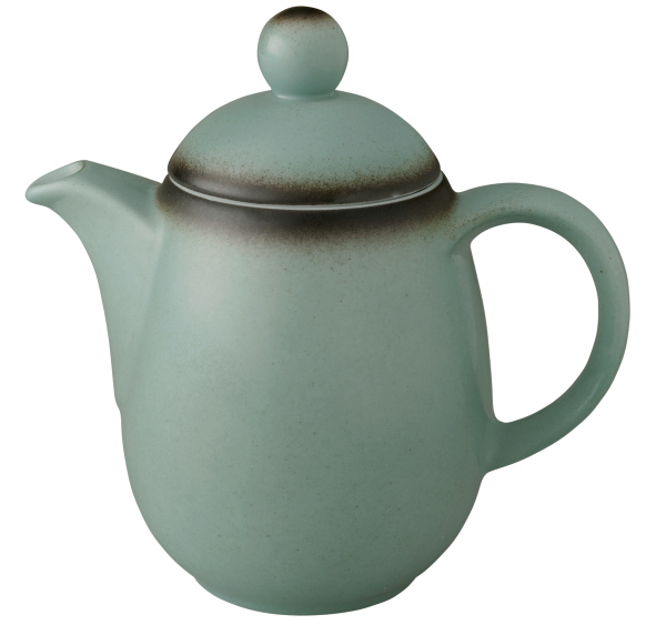 Seltmann Kaffeekanne 1, Form: Coup F.Dining, Dekor: 57123 türkis