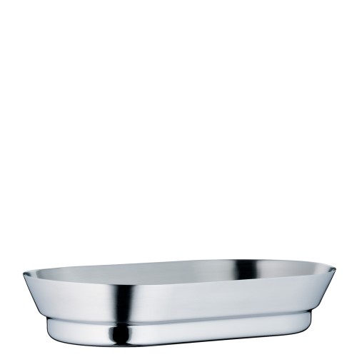 WMF Brotkorb PURE aus Chromargan 18/10 Edelstahl, Teilmattiert, stapelbar. Maße: 25,5 x 14,5 x 5,6 cm