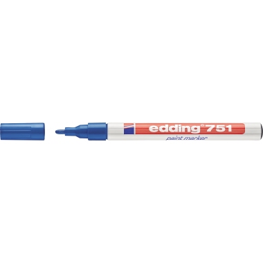 edding Lackmarker 751 1-2mm blau
