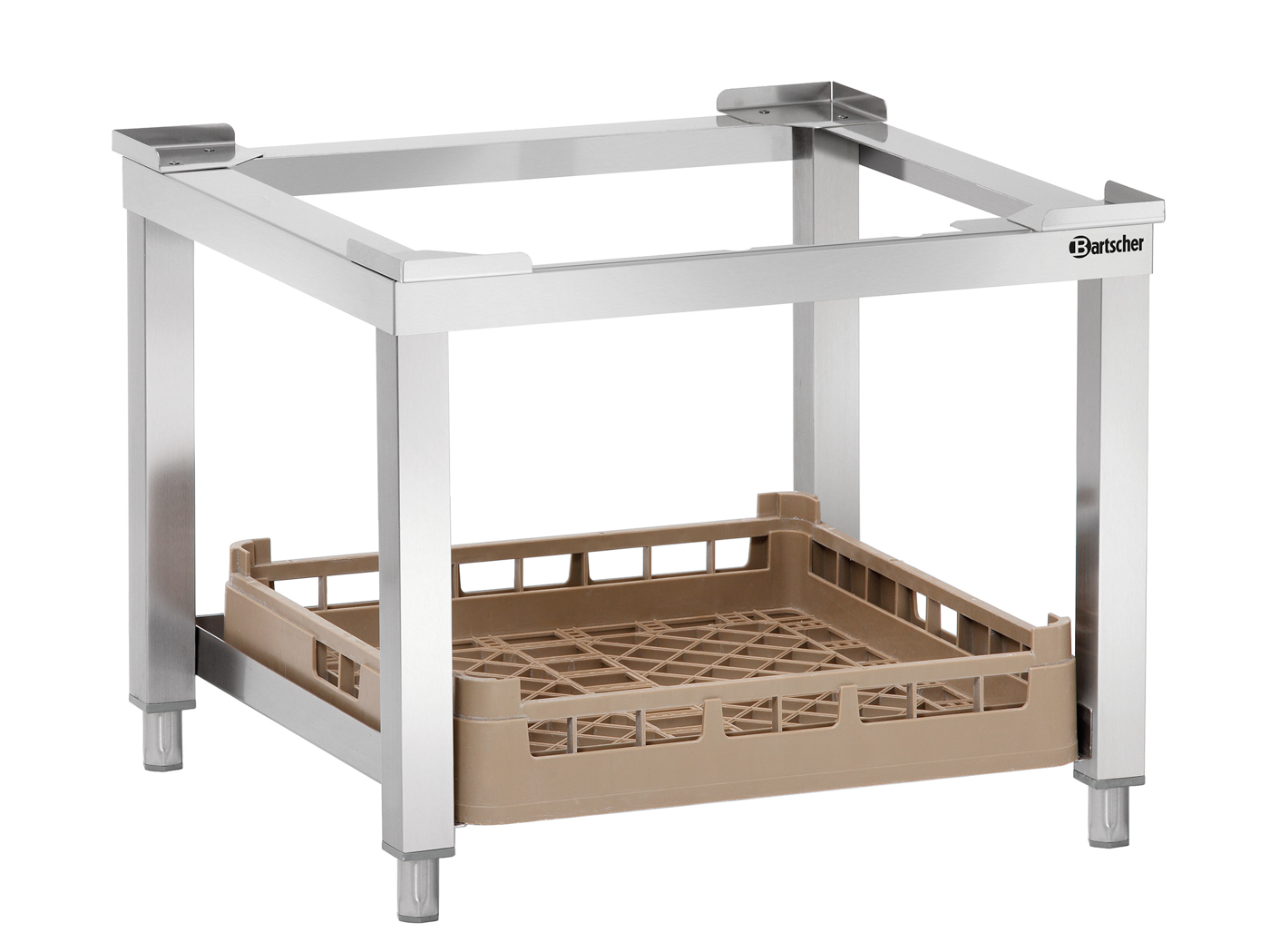 Bartscher Spülmaschinen Untertisch | Innenhöhe:360 mm | Maße: 60,5 x 57 x 45,0 cm. Gewicht: 6 kg