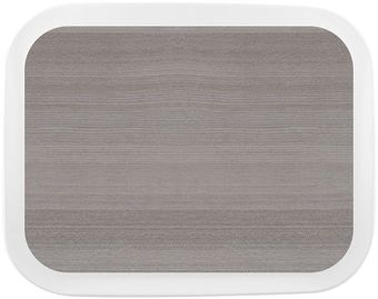 Roltex Polyestertablett Rocca Smart, graues Holz