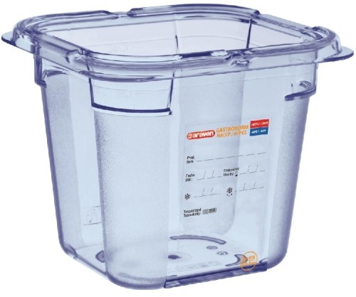 Araven 1/6 GN Lebensmittelbehälter blau 150mm