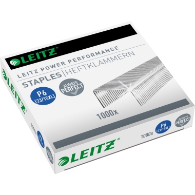 Leitz Heftklammer P6 Heftgerät 5553 23/15XL Stahl, verzinkt 1.000 St./Pack.