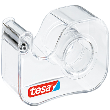 tesa® Handabroller Easy Cut® Economy nachfüllbar transparent