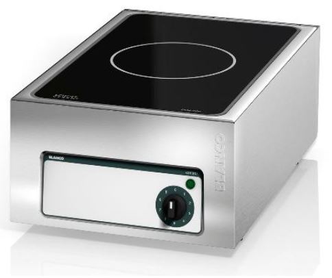 BLANCO Induktionskochfeld mit einer runden Kochzone, automatische Topferkennung ab Ø 120 mm, Nutzfläche: 564 x 339 mm, Kochzone: Ø 220